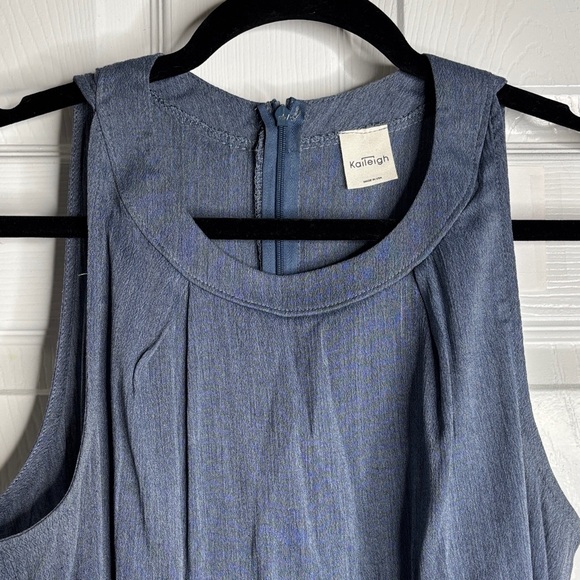 Kaileigh Tops - Kaileigh Blue Sleeveless Top